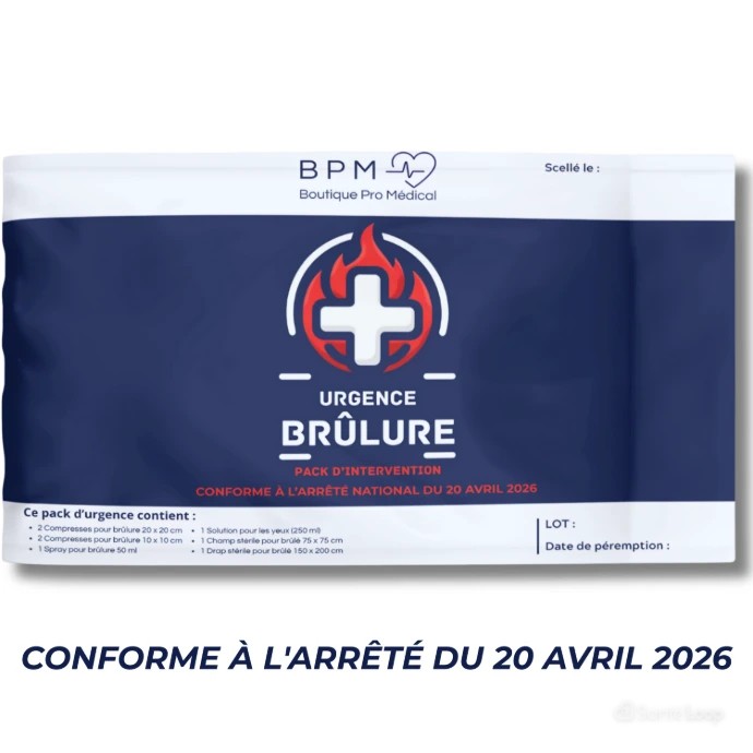 Pack d'intervention brûlure