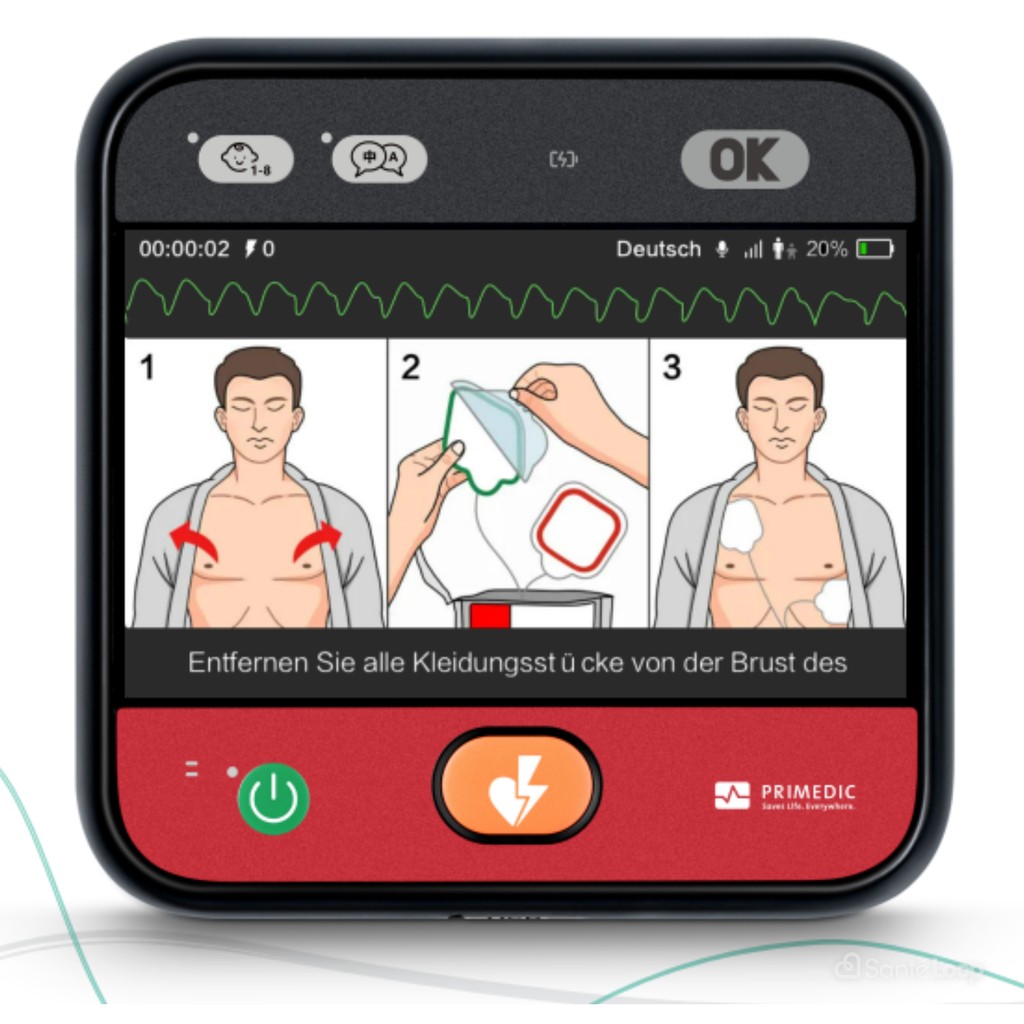 Défibrillateur Primedic Heartsave myPAD avec ECG