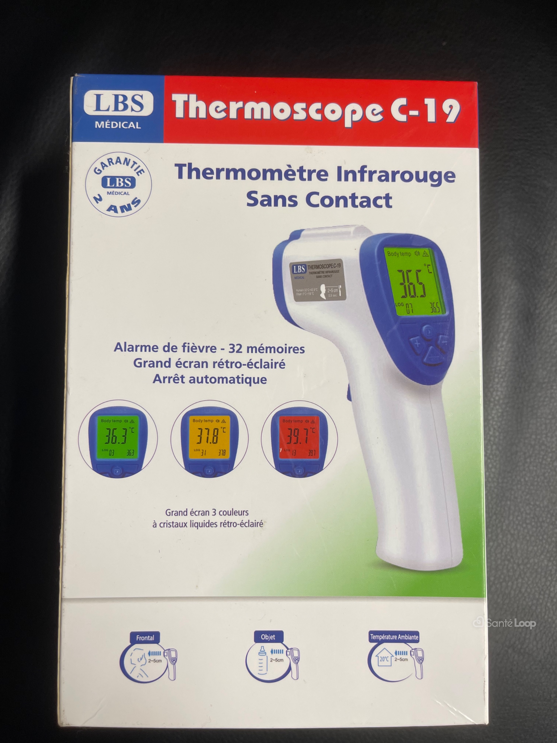 Thermomètre infrarouge
